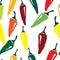 Seamless pepper pattern