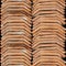 Seamless photo texture of stack of Dutch roof tile