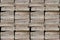 Seamless photo texture of stacks of concrete panels