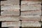 Seamless photo texture of stacks of concrete panels