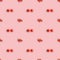 Seamless photographic pattern with tomato