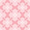 Seamless pink damask