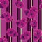 Seamless pink poppy flowers pattern background