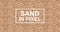 seamless pixel nature background - sand or desert resources for 8-bit game maker or pattern for digital military camouflage in