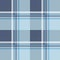 Seamless plaid pattern in dusty navy, light blue and white