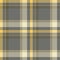 Seamless plaid pattern in gray, yellow, olive green, sand beige and cream