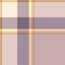 Seamless plaid pattern in mauve, purple, orange and beige