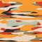 Seamless plain flat color camo hip digital pattern