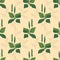 Seamless plantain pattern