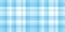 Seamless playful light pastel blue gingham plaid fabric pattern