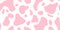 Seamless playful light pastel pink and white cow or calico cat spots fabric pattern