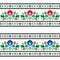 Seamless Polish folk pattern with flowers