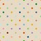 seamless polka dot background pattern clean style, vector illustration