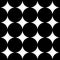 Seamless Polka Dot pattern. Memphis group style