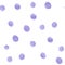 Seamless polka dot pattern from watercolor paint violet circles. illustration for your design.