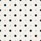 Seamless polka dots background pattern, with a light grunge structure