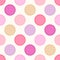 Seamless polka dots textured background