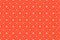 Seamless polkadot pattern. Repeated polka dot ornament with big and small dots on red background