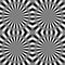 Seamless Polygonal Monochrome Stripes Pattern.