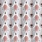 Seamless polygonal pattern with bullterrier head.