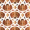 Seamless polygonal pattern with dachshund head.