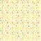 Seamless print animals pattern on light orange