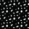 Seamless print pattern. Stock vector hand drawn abstract animal skin imitation. Dalmatian skin.