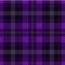 Seamless purple, black tartan - white stripes