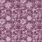 Seamless purple-white vintage pattern