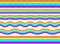 Seamless Rainbow Borders, Spectrum Lines Vector Illustration