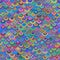 Seamless rainbow chain mail dragon scales. Simply fish scale background