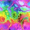 Seamless Rainbow Marble Fractal