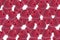 Seamless raspberry berry pattern, raspberry on white backgroun