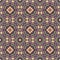 Seamless raster pattern in oriental style Flower psychedelic mosaic Pattern for wallpaper, backgrounds, decor for tapestries. Psyc