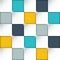Seamless rectangle boxes background with awesome flat colors