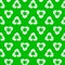 Seamless recycling pattern green