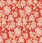 Seamless red baroque venetian wallpaper