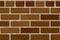 Seamless red brown brick wall