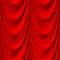 Seamless red drape texture