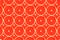 Seamless red grapefruit pattern, on a white background.