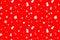 Seamless red pattern for wallpaper, wrapping paper, fabric, christmas trees, snowflakes, decorations