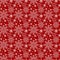 Seamless red winter Wallpaper with Snowflakes