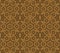 Seamless regular hexagon pattern gold black