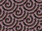 Seamless regular spirals pattern pink brown black diagonally