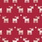 Seamless reindeer pattern