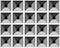 Seamless relief grey pattern.