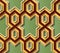 Seamless relief sculpture decoration retro pattern polygon star