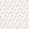 Seamless repeat pattern, irregular colorful plump shapes, both with and without fill.