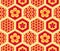 Seamless repeating ornamental pattern