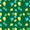 Seamless repeating pattern of balloons